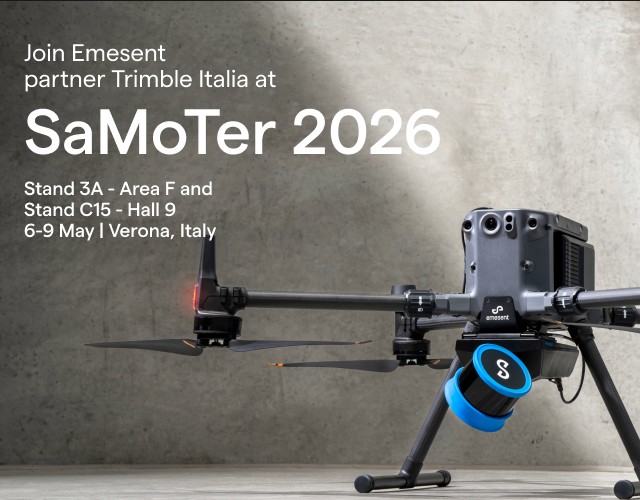 معرض SaMoTer 2026 Emesent مع Emesent Spektra Italy التابعة Emesent