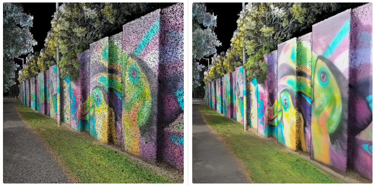 Réduction du bruit de surface_comparaison des couleurs