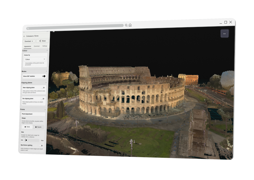 UI Mockup - Colosseum - Aura Cloud